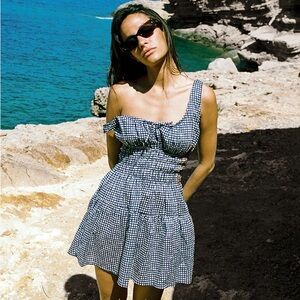 Ciao Lucia Gianluca Dress - check, size M
